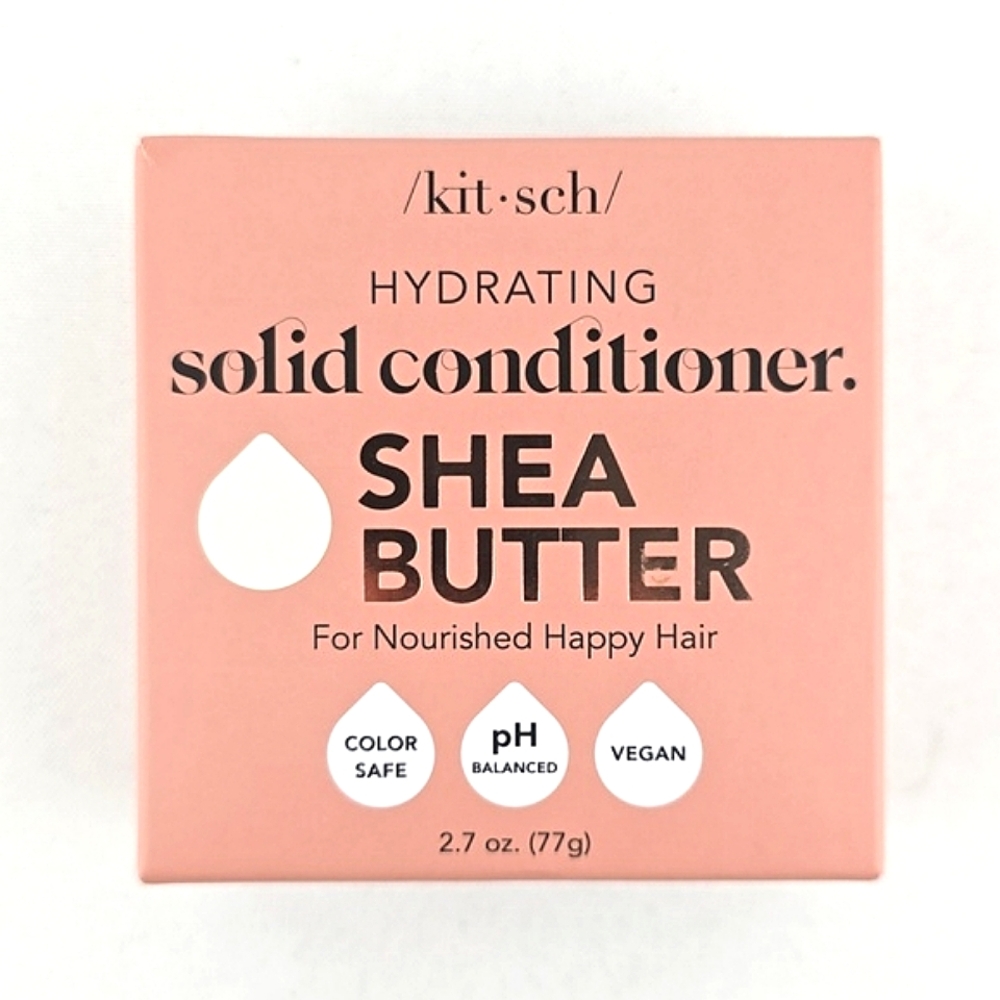 Kitsch Hydrating Conditioner 1 Solid Bar Shea Butter Color Safe Vegan PH Balance